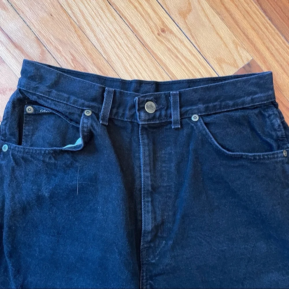 VINTAGE Women’s Chic Jeans 👖Black Excellent - Picture 2 of 5